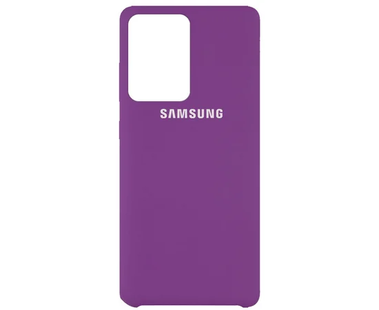 Чехол Silicone Cover (AAA) для Samsung Galaxy S20 Ultra Фиолетовый / Grape