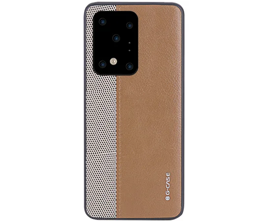 Чохол-накладка G-Case Earl Series для Samsung Galaxy S20 Ultra Коричневий