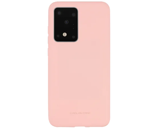 TPU чехол Molan Cano Smooth для Samsung Galaxy S20 Ultra Розовый