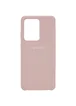Чехол Silicone Cover (AA) для Samsung Galaxy S20 Ultra Розовый / Pink Sand