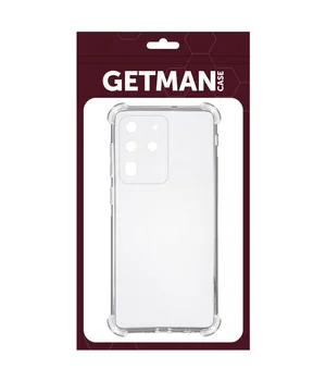 TPU чехол GETMAN Ease logo усиленные углы для Samsung Galaxy S20 Ultra Бесцветный (прозрачный) TPU чехол GETMAN Ease logo усиленные углы для Samsung Galaxy S20 Ultra Бесцветный (прозрачный)