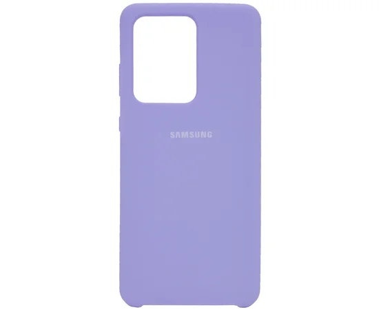 Чехол Silicone Cover (AA) для Samsung Galaxy S20 Ultra Сиреневый / Dasheen
