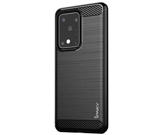TPU чехол iPaky Slim Series для Samsung Galaxy S20 Ultra Черный