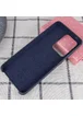 Чехол Silicone Cover (AA) для Samsung Galaxy S20 Ultra Синий / Midnight Blue