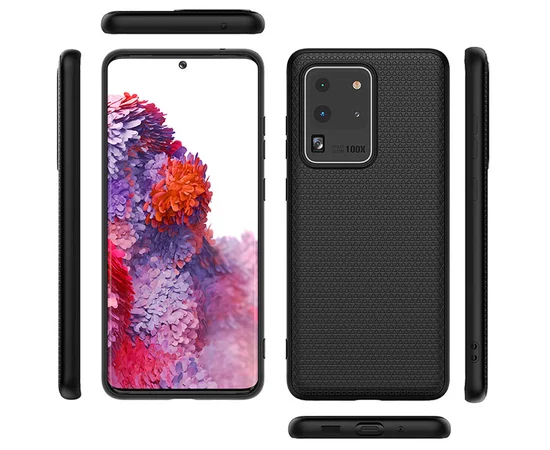 Чехол TPU-PC Triangle mate для Samsung Galaxy S20 Ultra Черный