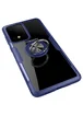 TPU+PC чехол Deen CrystalRing под магнитный держатель для Samsung Galaxy S20 Ultra Бесцветный / Синий