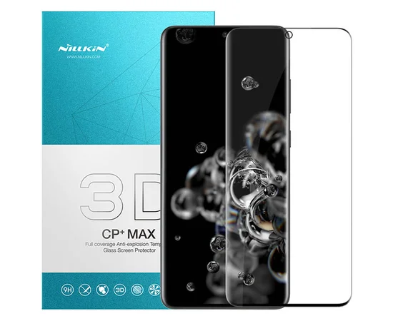 Защитное стекло Nillkin (CP+ max 3D) для Samsung Galaxy S20 Ultra Черный