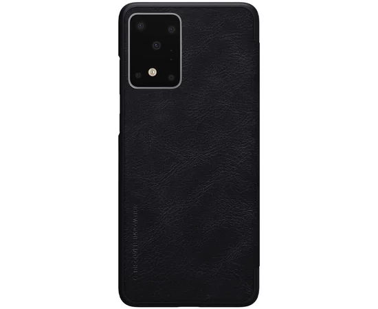 Кожаный чехол (книжка) Nillkin Qin Series для Samsung Galaxy S20 Ultra Черный