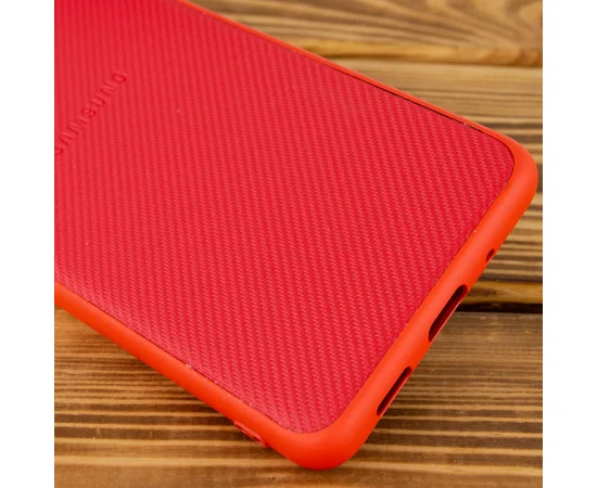 TPU чехол Fiber Logo для Samsung Galaxy S20 Ultra Красный