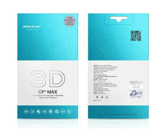 Защитное стекло Nillkin (CP+ max 3D) для Samsung Galaxy S20 Ultra Черный