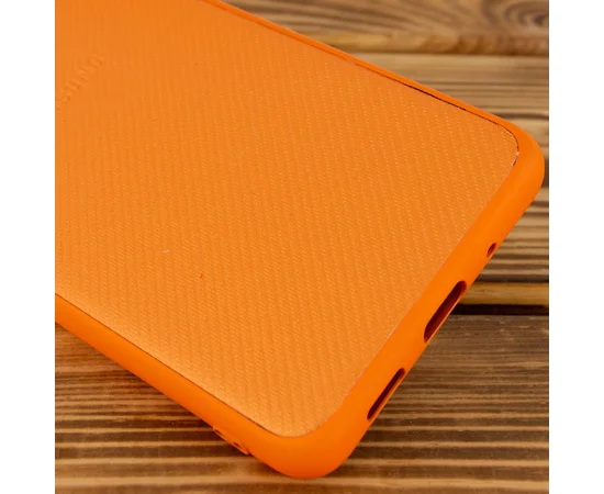 TPU чехол Fiber Logo для Samsung Galaxy S20 Ultra Оранжевый