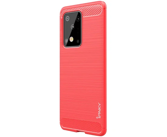 TPU чехол iPaky Slim Series для Samsung Galaxy S20 Ultra Красный