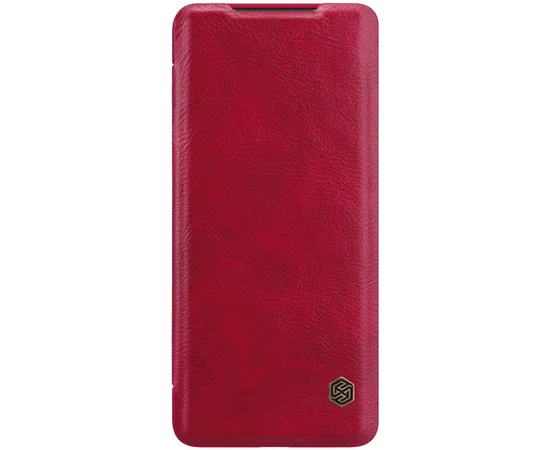 Кожаный чехол (книжка) Nillkin Qin Series для Samsung Galaxy S20 Ultra Красный