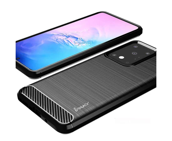 TPU чехол iPaky Slim Series для Samsung Galaxy S20 Ultra Черный