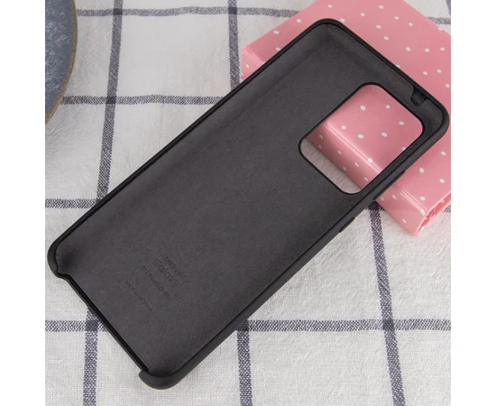 Чехол Silicone Cover (AA) для Samsung Galaxy S20 Ultra Черный / Black