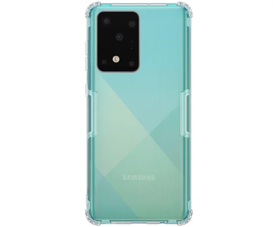 TPU чехол Nillkin Nature Series для Samsung Galaxy S20 Ultra Серый (прозрачный)