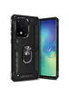 Ударопрочный чехол Serge Ring магнитный держатель для Samsung Galaxy S20 Ultra Черный