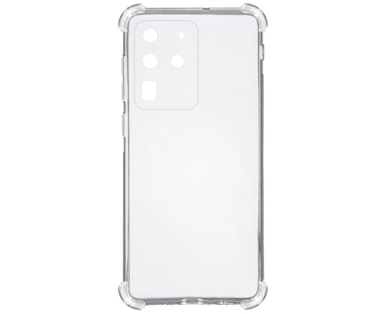 TPU чохол GETMAN Ease logo посилені кути для Samsung Galaxy S20 Ultra Безбарвний (прозорий)