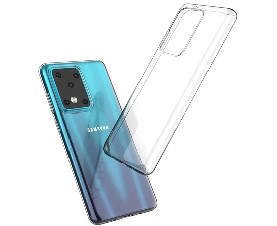 TPU чехол Epic Premium Transparent для Samsung Galaxy S20 Ultra Прозрачный / Transparent