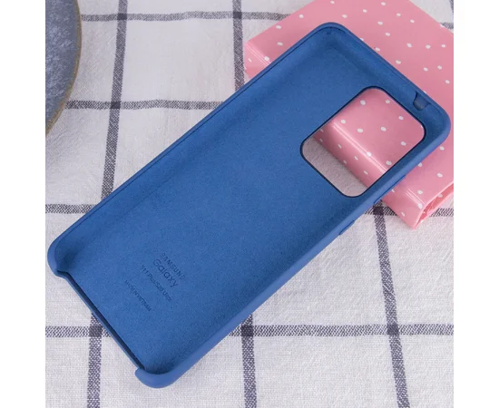 Чохол Silicone Cover (AA) для Samsung Galaxy S20 Ultra Синій / Navy Blue