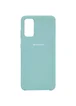 Чехол Silicone Cover (AA) для Samsung Galaxy S20 Бирюзовый / Turquoise