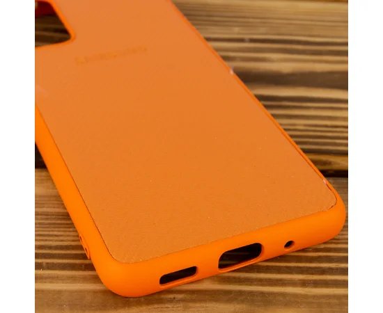 TPU чехол Fiber Logo для Samsung Galaxy S20 Оранжевый