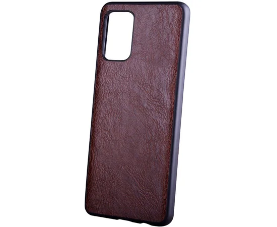 Кожаный чехол PU Retro classic для Samsung Galaxy S20 Темно-коричневый