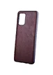 Кожаный чехол PU Retro classic для Samsung Galaxy S20 Темно-коричневый