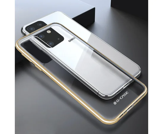 TPU чехол G-Case Shiny Series для Samsung Galaxy S20 Золотой