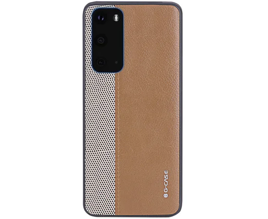 Чехол-накладка G-Case Earl Series для Samsung Galaxy S20 Коричневый
