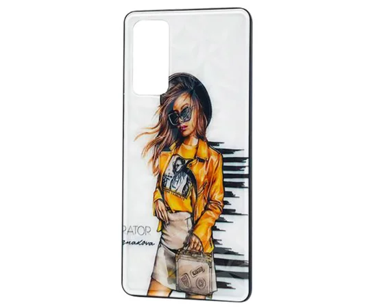 TPU+PC чехол Prisma Ladies для Samsung Galaxy S20 Girl Yellow
