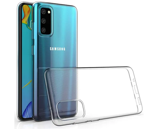 TPU чехол Epic Premium Transparent для Samsung Galaxy S20 Прозрачный / Transparent