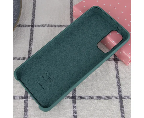 Чехол Silicone Cover (AA) для Samsung Galaxy S20 Зеленый / Pine green