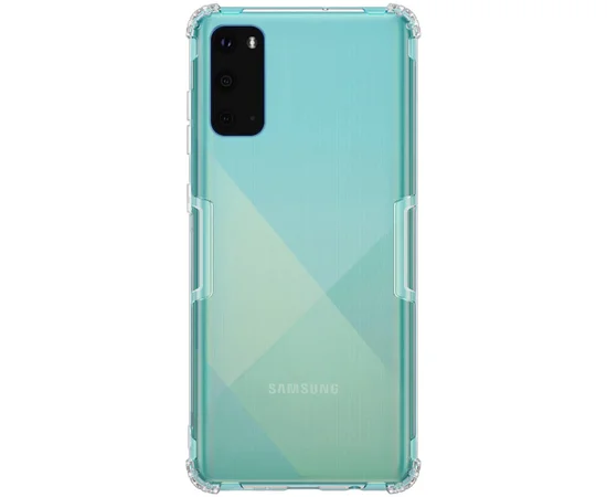 TPU чехол Nillkin Nature Series для Samsung Galaxy S20 Серый (прозрачный)