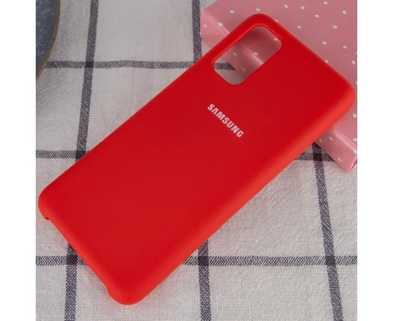 Чехол Silicone Cover (AA) для Samsung Galaxy S20 Красный / Red