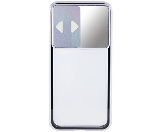 Чехол Camshield 360 Metall+Glass со шторкой для камеры для Samsung Galaxy S20 Серебряный