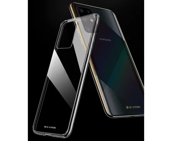 TPU чехол G-Case Shiny Series для Samsung Galaxy S20 Черный