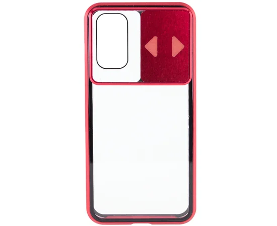 Чехол Camshield 360 Metall+Glass со шторкой для камеры для Samsung Galaxy S20 Красный
