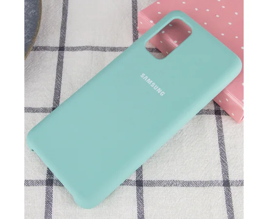Чехол Silicone Cover (AA) для Samsung Galaxy S20 Бирюзовый / Turquoise