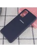 Чехол Silicone Cover (AA) для Samsung Galaxy S20 Синий / Midnight Blue