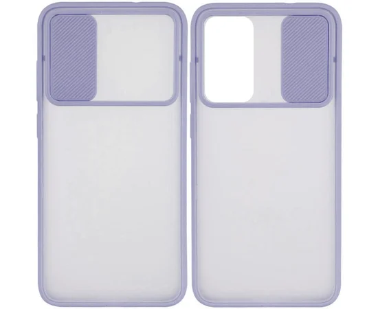 Чехол Camshield mate TPU со шторкой для камеры для Samsung Galaxy S20 Сиреневый