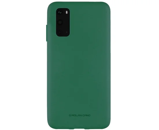 TPU чехол Molan Cano Smooth для Samsung Galaxy S20 Зеленый