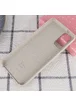 Чехол Silicone Cover (AA) для Samsung Galaxy S20 Серый / Stone