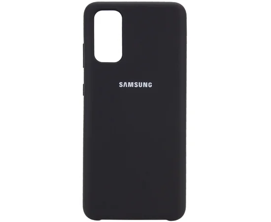 Чехол Silicone Cover (AA) для Samsung Galaxy S20 Черный / Black