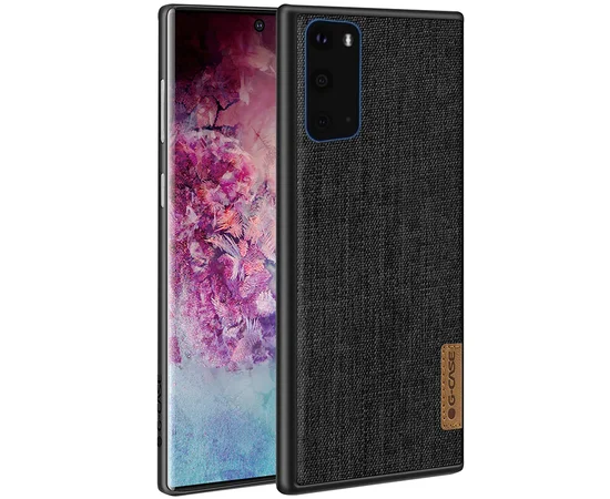 Накладка G-Case Textiles Dark series для Samsung Galaxy S20 Черный