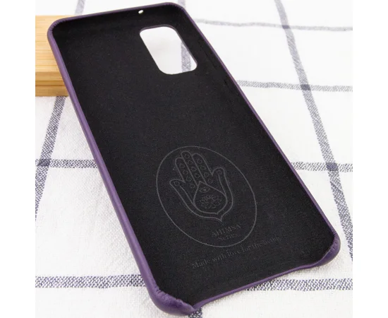 Кожаный чехол AHIMSA PU Leather Case (A) для Samsung Galaxy S20 Фиолетовый