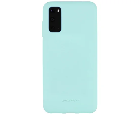 TPU чехол Molan Cano Smooth для Samsung Galaxy S20 Бирюзовый