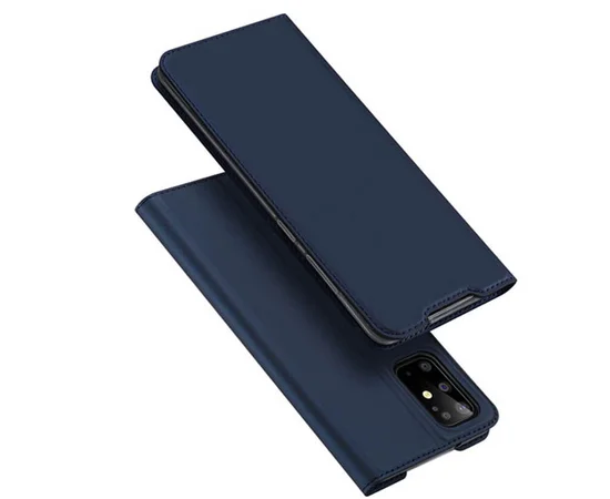 Чехол-книжка Dux Ducis с карманом для визиток для Samsung Galaxy S20 Синий