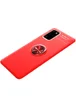 TPU чехол Deen ColorRing под магнитный держатель (opp) для Samsung Galaxy S20 Красный / Красный