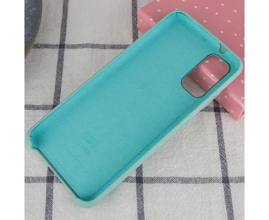 Чехол Silicone Cover (AA) для Samsung Galaxy S20 Бирюзовый / Turquoise
